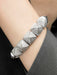 White Gold and Brilliant “Pyramid” Bracelet 58 Facettes 210016