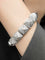 Bracelet Bracelet "Pyramide" Or Blanc et Brillants 58 Facettes 210016