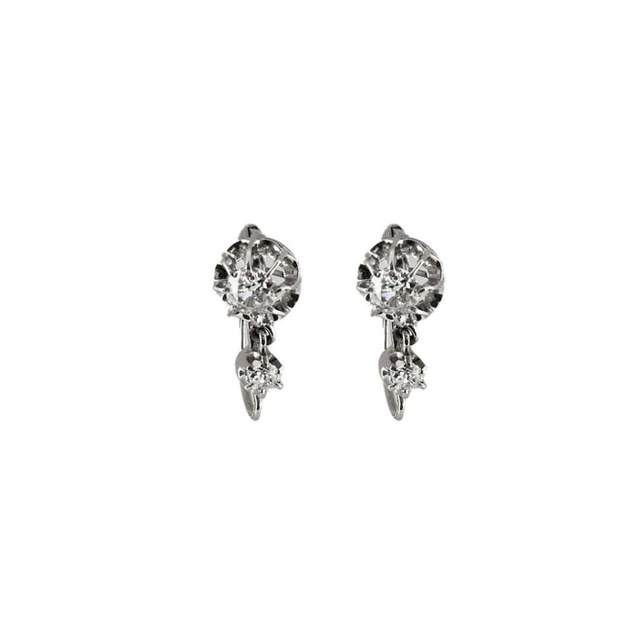 Boucles d'oreilles Boucles d'oreilles anciennes Diamants 58 Facettes 240007