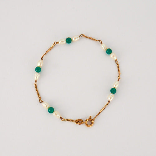 Bracelet Bracelet Perles keishi Chrysoprase 58 Facettes EL2-17