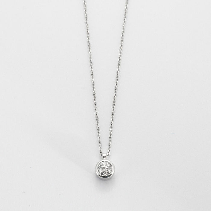 Collier Collier pendentif Diamant solitaire 58 Facettes