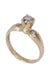 Bague 45 SOLITAIRE MODERNE 0.25 CARAT 58 Facettes 077131