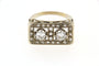 Bague Bague Tank, en Or jaune, diamants 58 Facettes 6036d