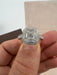 Ring Calibrated Diamond and Pave Diamond Engagement Ring 58 Facettes A 7408