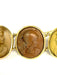 Bracelet Old bracelet circa 1800, lava stone and yellow gold cameos 58 Facettes