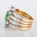 Ring 55 Emerald Diamond Ring 58 Facettes 8392