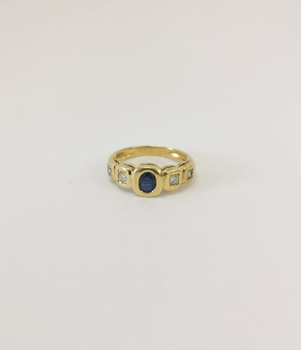 Bague Bague Or Saphir & Diamants 58 Facettes LT 4955