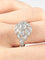 Bague 56 Bague Dôme Platine Diamants 58 Facettes