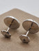 Boucles d'oreilles Bvlgari Pave' diamond Stud Earrings White Gold 18kt 58 Facettes