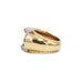 Ring 50 Gold & Diamond Tank Ring 58 Facettes 220197R