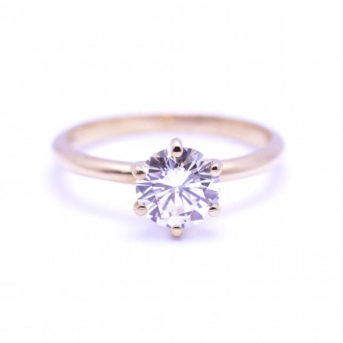 Bague 53 Bague solitaire diamant 1.08ct 58 Facettes D359116GM