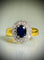 Bague 60 Bague Saphir Diamants 58 Facettes f81lp23