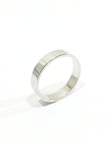 Bague 47.5 Alliance or blanc 58 Facettes