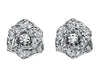 PIAGET Earrings - “Rose” Earrings White Gold & Diamonds 58 Facettes G38U0048