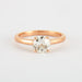 Bague Bague Solitaire Diamant 1.08 ct Or rose 58 Facettes