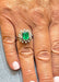 Bague Bague diamants et émeraude 58 Facettes