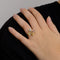Bague 53.5 Bague Or Jaune Isabelle Langlois 58 Facettes
