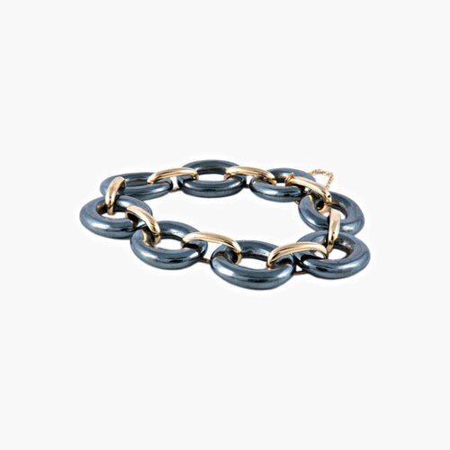 Bracelet Bracelet Or Hématite 58 Facettes