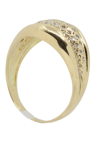 Bague 61 BAGUE PAVAGE DIAMANTS 58 Facettes 042351