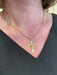 Pendentif croix ancienne en or jaune 58 Facettes 061921