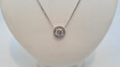 Necklace Necklace in White Gold, synthetic diamonds 58 Facettes
