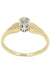 OLD DIAMOND SOLITAIRE RING 0.05 CARAT 58 Facettes 044331