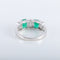 Bague 54 Bague jonc Emeraudes Diamants 58 Facettes