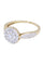 Bague 54 BAGUE MODERNE PAVAGE DIAMANTS 58 Facettes 070381