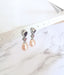 Boucles d'oreilles Pendantes perles de culture, améthystes, tourmalines 58 Facettes AA 1559