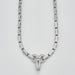 Cartier necklace - Agrafe necklace in white gold and diamonds 58 Facettes