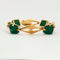 Bracelet Bracelet Art Déco Chrysoprase 58 Facettes