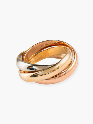 Bague 52 Bague Cartier modèle Trinity 58 Facettes