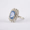 Bague 53 Bague 1930 Saphir Diamants 58 Facettes