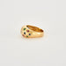 Ring 54 Multiple stone gold bangle ring 58 Facettes