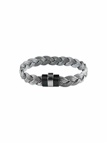 Bracelet Bracelet Albanu Acier Tressé 58 Facettes