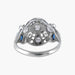 Ring 53 Old ring in white gold and diamonds 58 Facettes P6L11