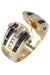 Bague BAGUE MODERNE SAPHIRS ET DIAMANTS 58 Facettes 077281