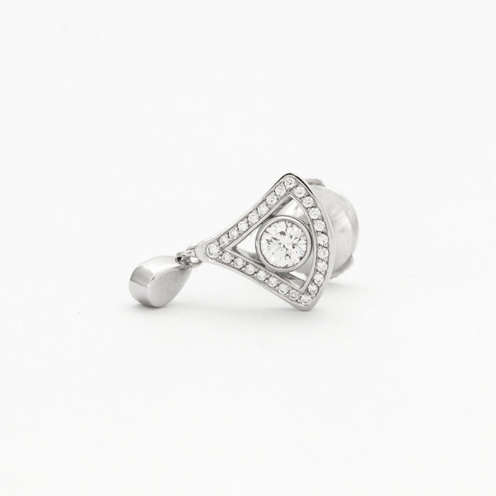 Boucles d'oreilles Boucles d'Oreilles Triangle Diamant 58 Facettes 002.1095