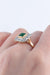 Ring Yellow Gold Emerald Diamond Ring 58 Facettes