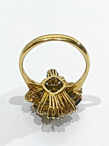 Bague Bague Or Diamants Et Saphirs 58 Facettes 3089/1