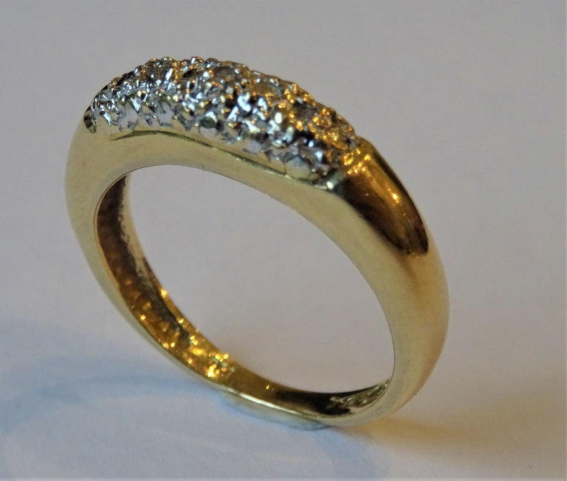 Bague 49 Bague en or 18k et diamants 58 Facettes