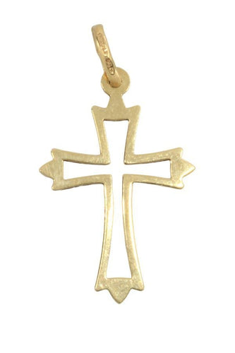 Pendentif CROIX MODERNE AJOURÉE 58 Facettes 046221