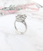 Ring 61.5 Old Diamond Ring White Gold 58 Facettes AA 1552