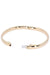 Bracelet Yellow gold bracelet, opening bangle 58 Facettes 064161