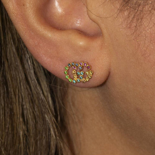 GUCCI earrings - Sapphire earrings Yellow gold 58 Facettes D360451FJ