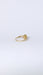 Ring 57.5 Vintage ring of 18 carat yellow gold with 17 brilliant cut diamonds VVSI 58 Facettes