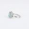 Bague 54 Bague Aigue-Marine, Diamants 58 Facettes