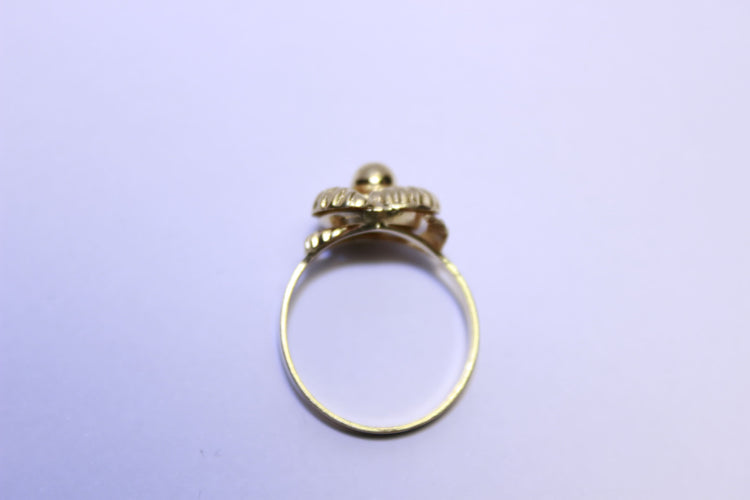 Bague 58 Bague Or jaune 58 Facettes