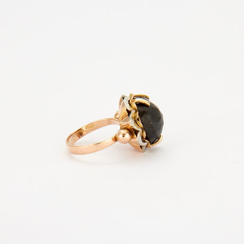 Bague 44 Bague en Or jaune, Grenat 58 Facettes