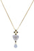 Collier COLLIER MODERNE CALCÉDOINES ET SAPHIRS 58 Facettes 052211